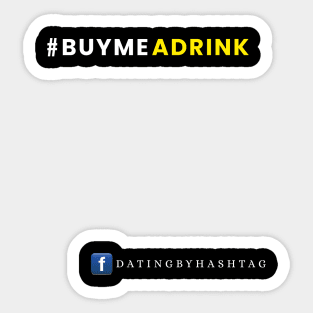 #BuyMeADrink Design Sticker